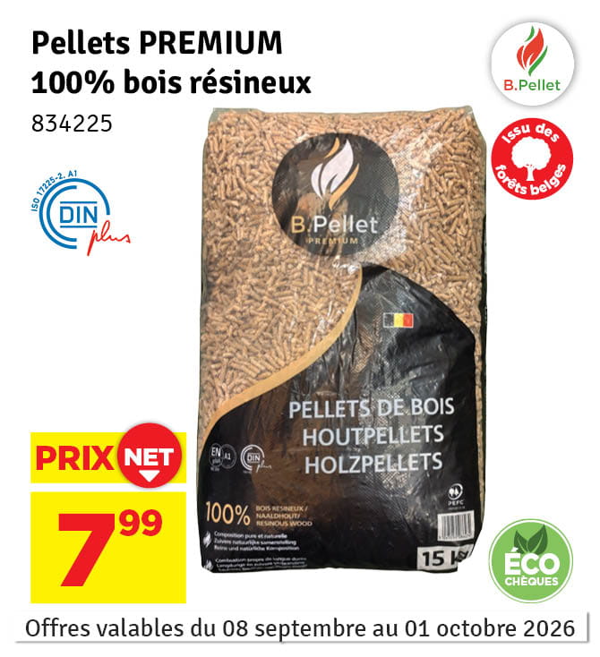 Sac de pellets résineux 15 KG
